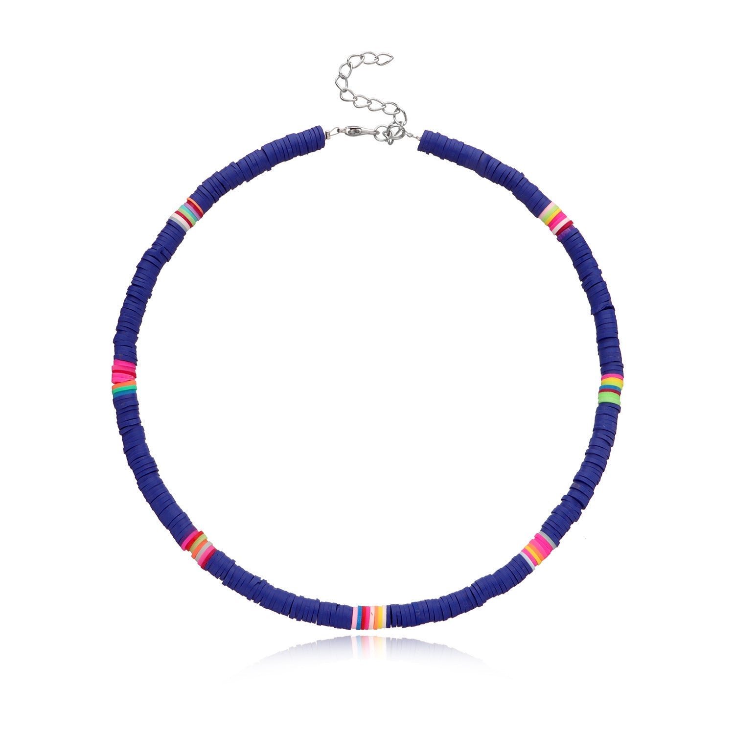 Disc Surfer Choker Beach Collar Necklace