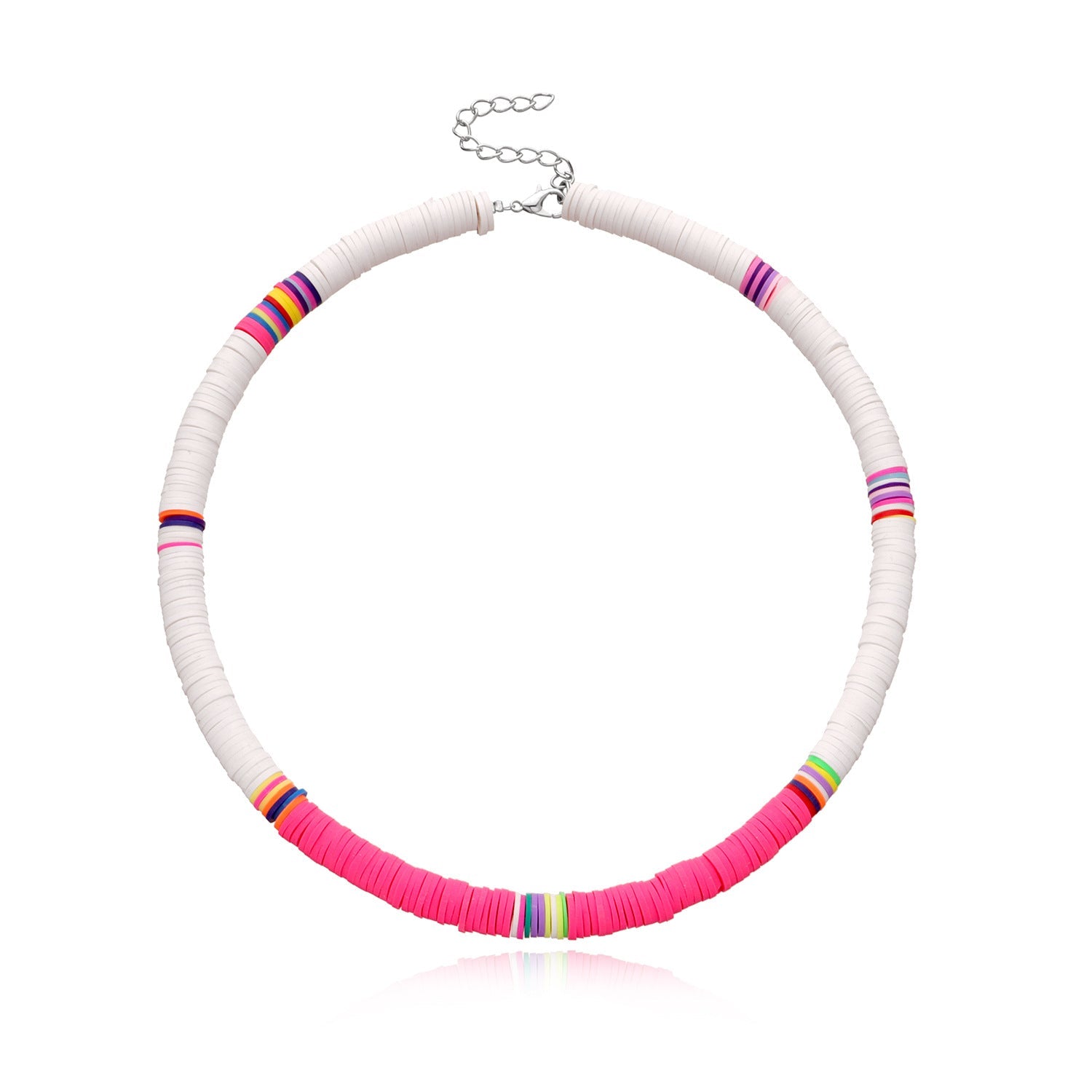 Disc Surfer Choker Beach Collar Necklace