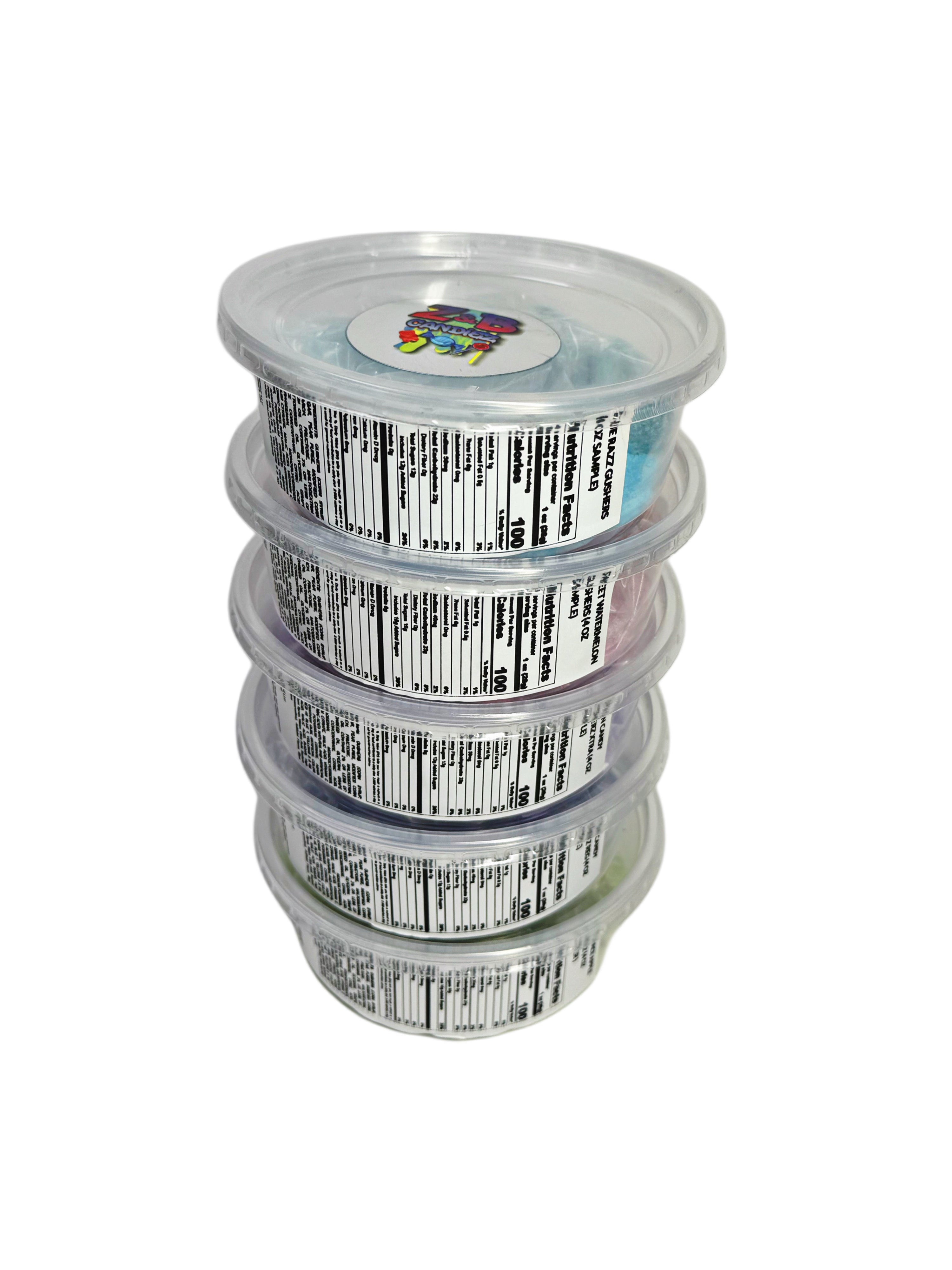 GUSHERZ SAMPLE PACK (5 PACK - VARIOUS COMBINATIONS)