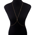 Women Sexy Body Chain Rhinestone Crystal Summer Beach Harness Jewelry
