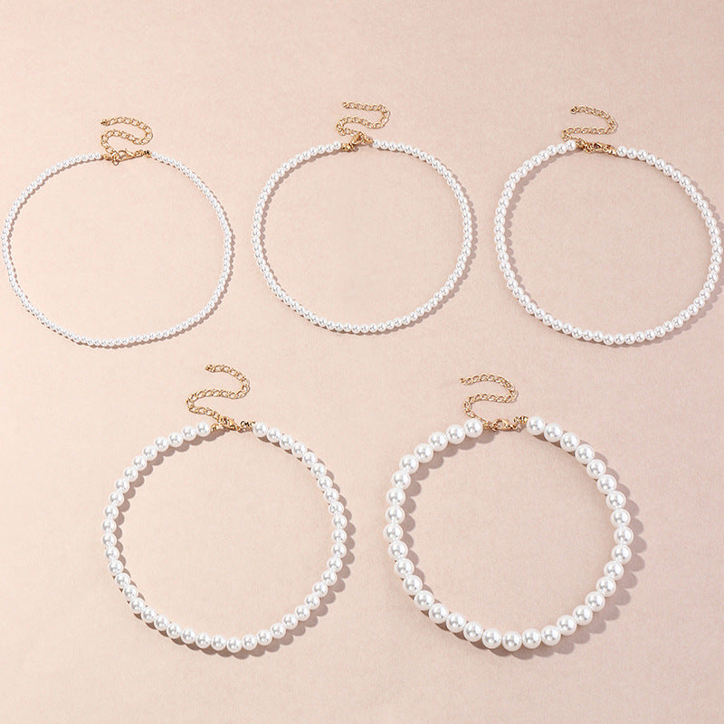 Custom Elegant Pearl Necklace Jewelry for Women