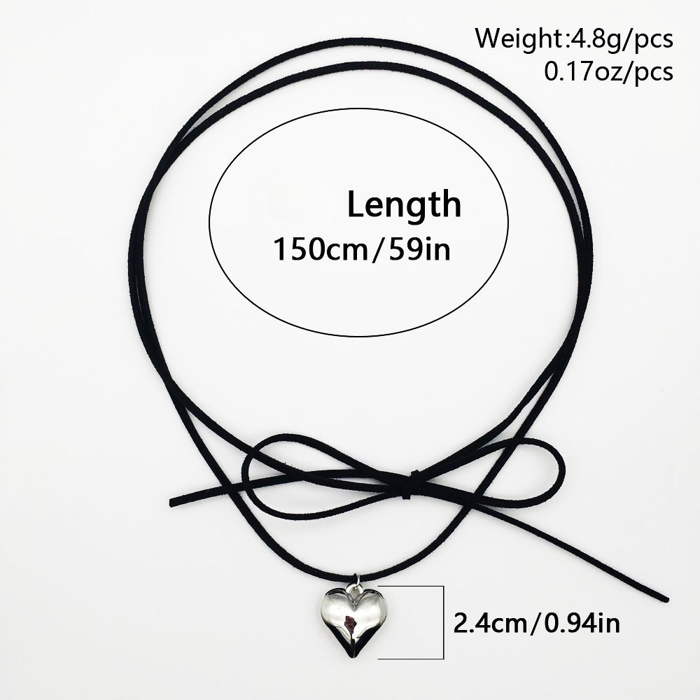 Vintage Women Heart Choker Necklace