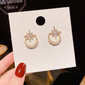 Moon Star Earrings Stud Earrings for Women