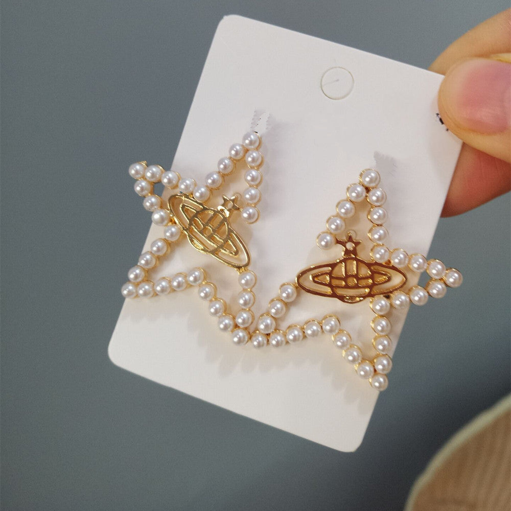 Star Pearl Earring