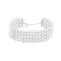 Handmade Beaded Multi Layer Pearl Necklace Statement