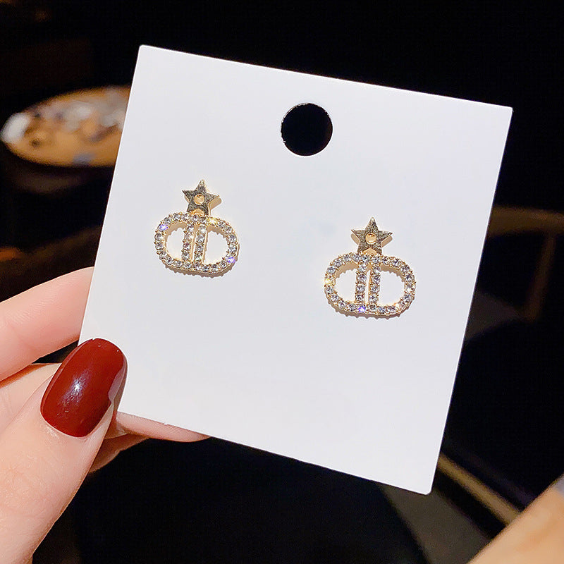 Stone Star Earrings