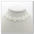 Daisy Flower Choker Necklace