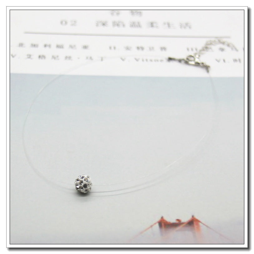 Stone Ball Choker Necklace