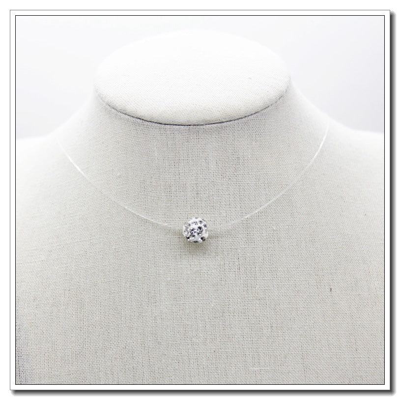 Stone Ball Choker Necklace