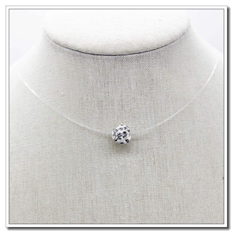 Stone Ball Choker Necklace