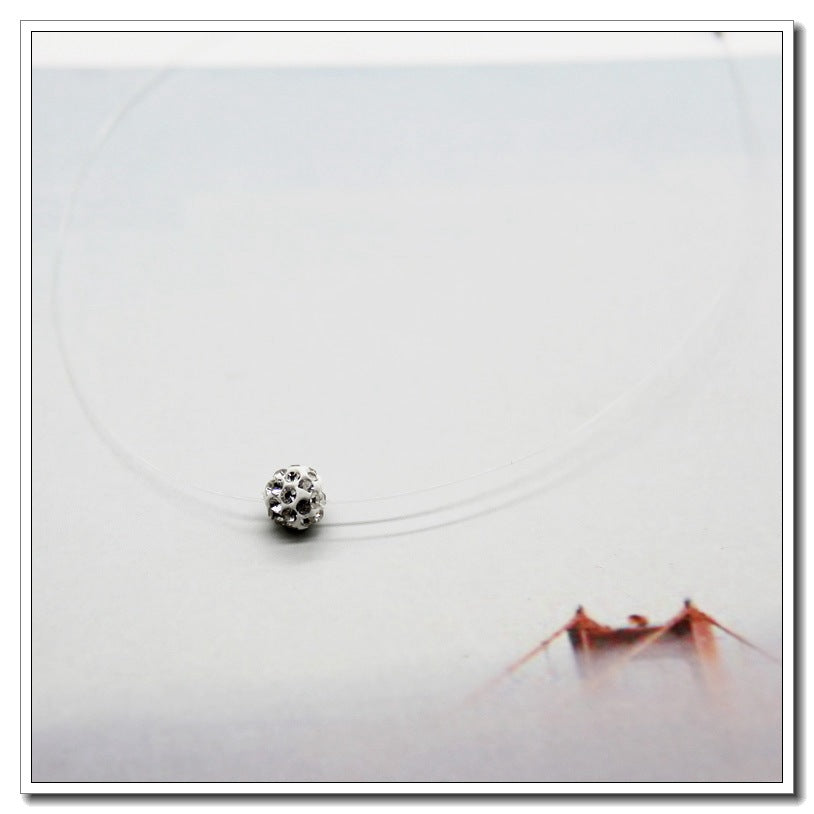 Stone Ball Choker Necklace