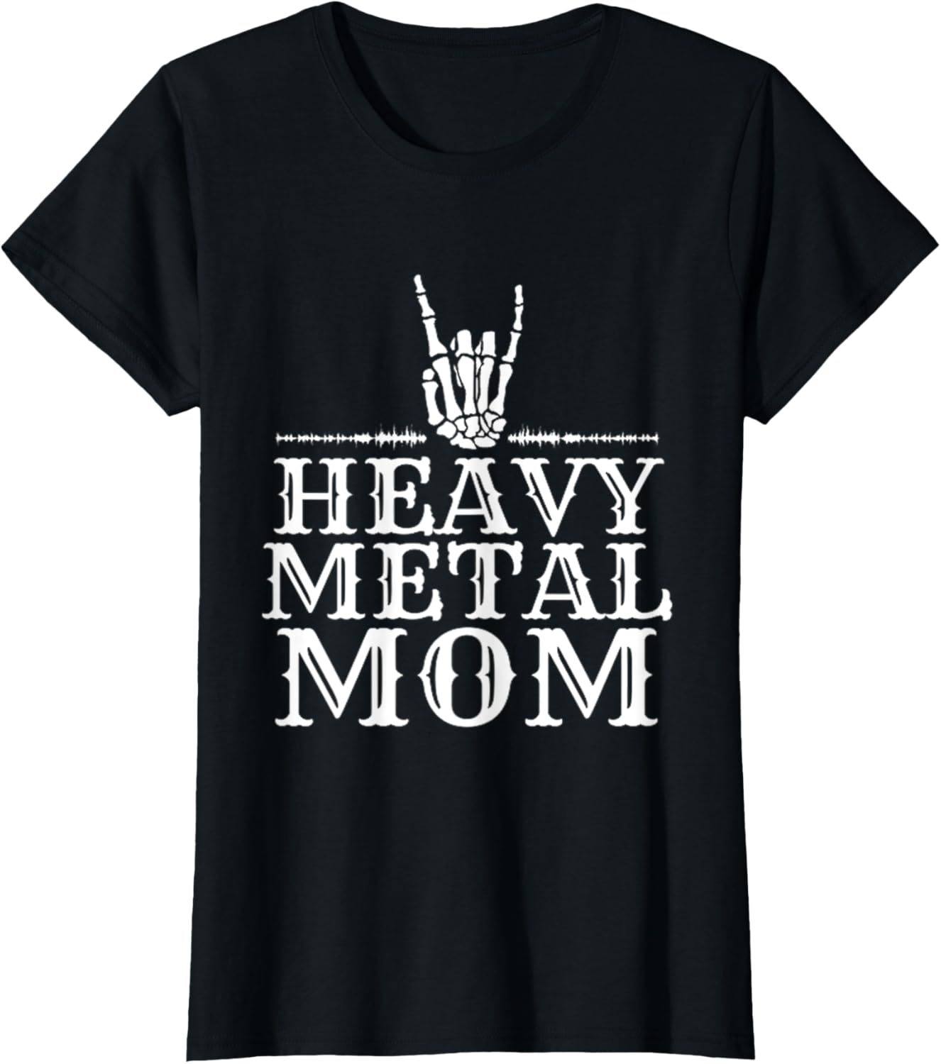 Womens Rock N Roll Metal Mom Gift Mother Day, Christmas or Birthday T-Shirt
