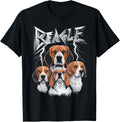 Best Beagle Dog Dad Heavy Metal Dog Mom Thunder Puppy T-Shirt