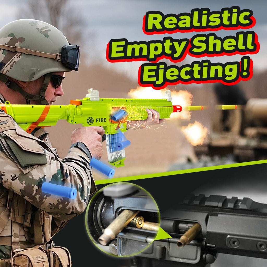 Automatic 416 Toy Gun, Electric Suction Darts Toy Gun, H416 Toy Gun, two shooting modes, for adults, teenagers, holiday gifts, birthday gifts, Halloween and Christmas gifts.