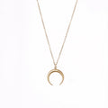 Horn Pendant Charms Necklace