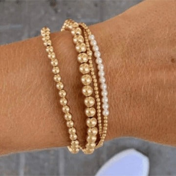 Bohemia Chain CCB Beads Bracelet Set