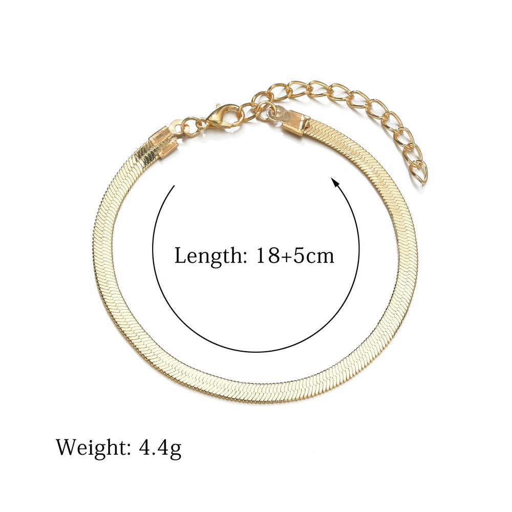 Snake Bone Chain Bracelet