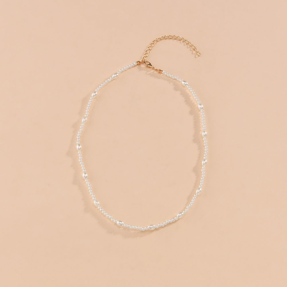 Women Jewelry Luxury Choker Necklace With Pearls