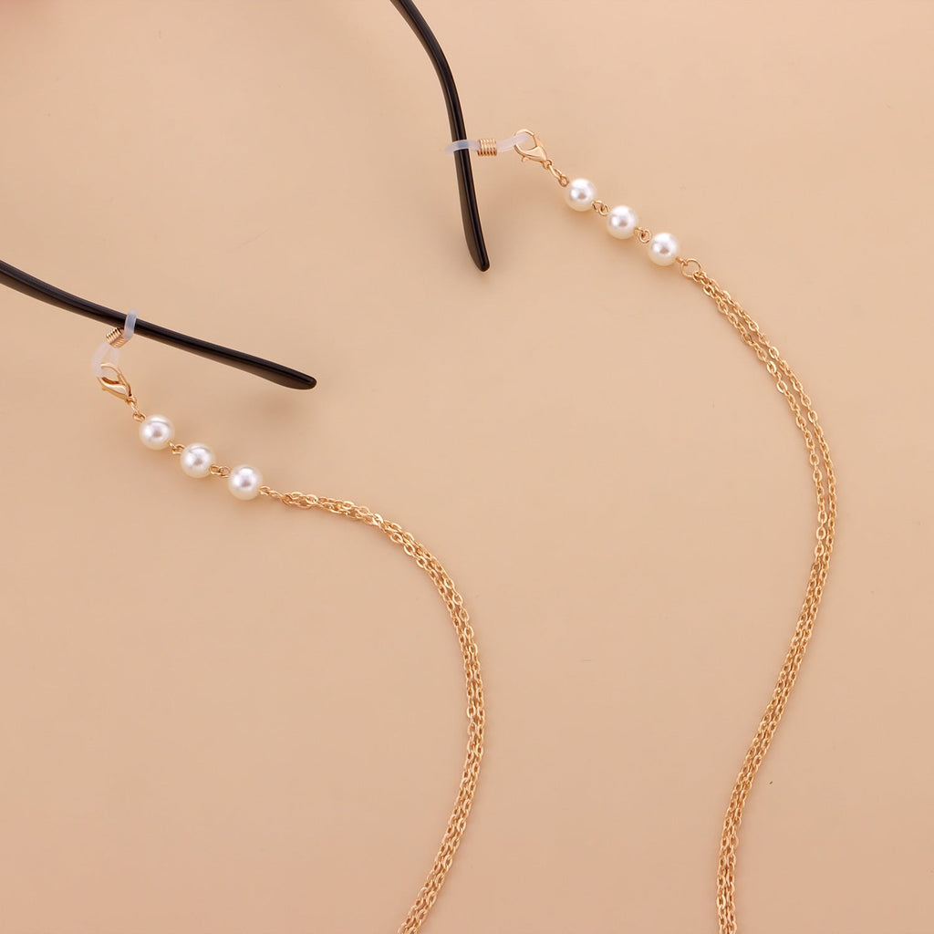 Pearl Glasses Chain Necklace Sunglasses Eyewear