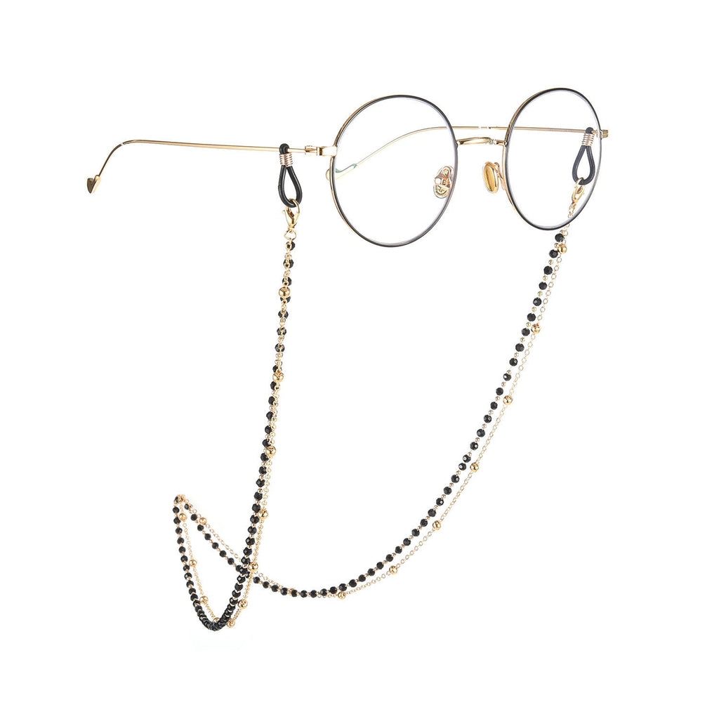 Reading Glasses Chain Women Black Beads