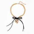 Love Bow Pearl Necklace