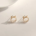 Enamel Bowknot Stud Earring