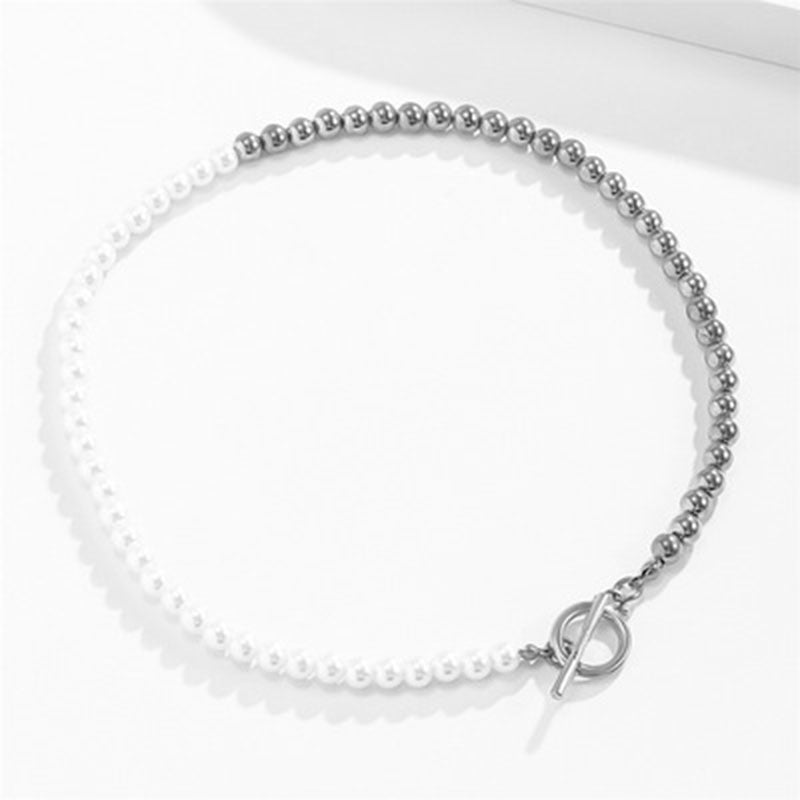 Baroque Pearl Chain Necklace Women Collar