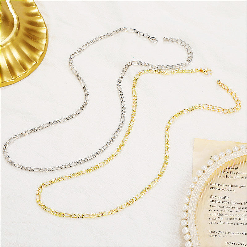 Classic Hip Hop Chain Necklace Figaro Chain