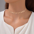 Dainty Coin Chain Chokers Necklace