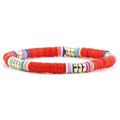 Polymer Clay Boho Stretch Bracelet
