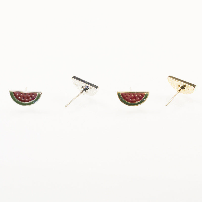 Watermelon stud earrings set