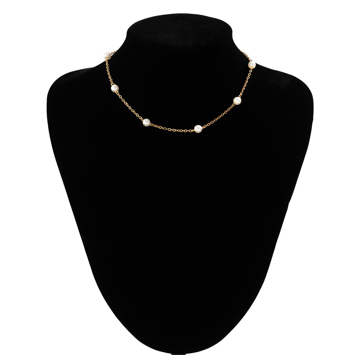Small Imitation Pearl Beads Chains Necklaces/Earrings/Bracelets Sets