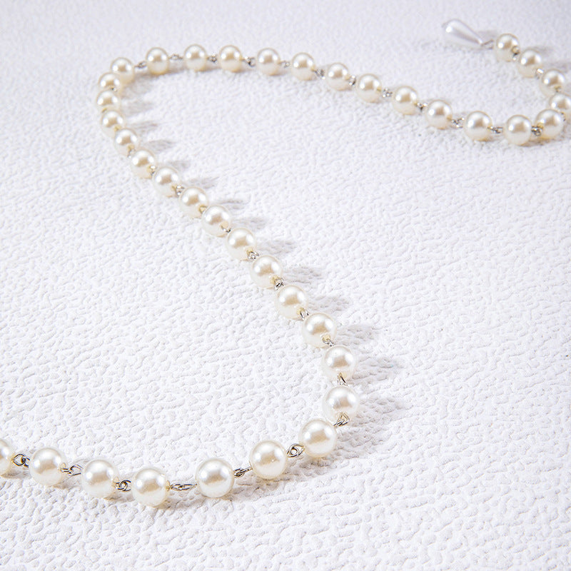 Elegant Pearl Beads Waist Chain for Women