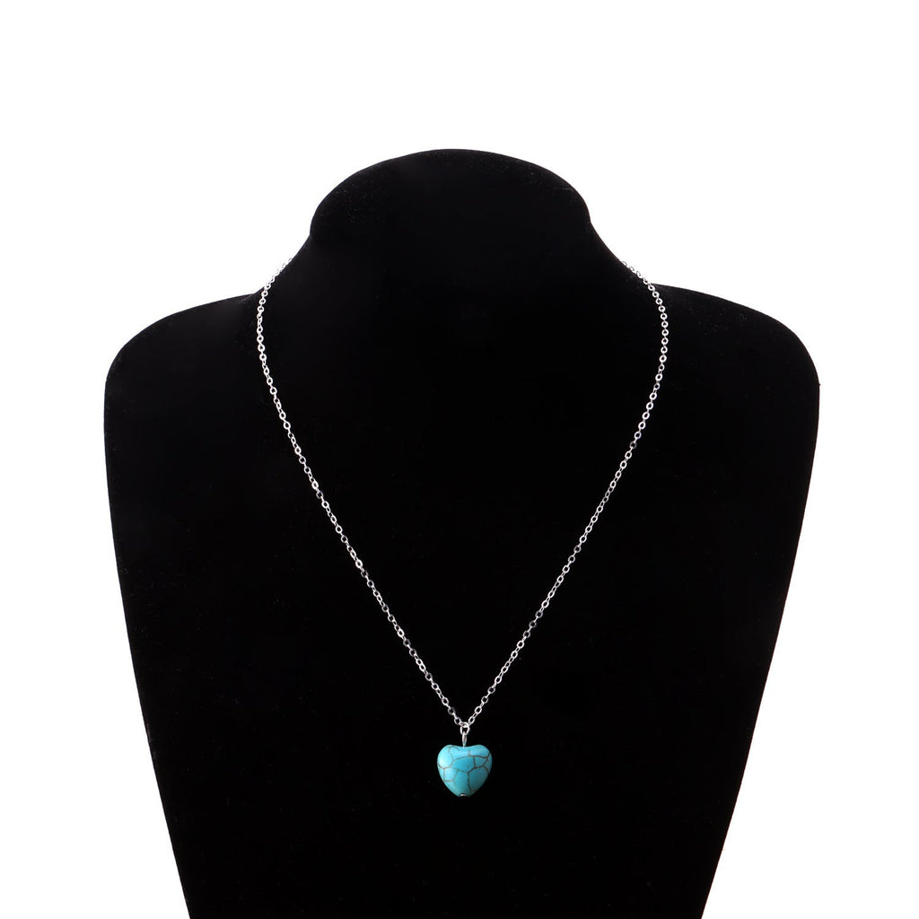 Natural Turquoise Pendant Necklace