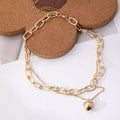 Custom Geometric Multi-layer Heart Necklace