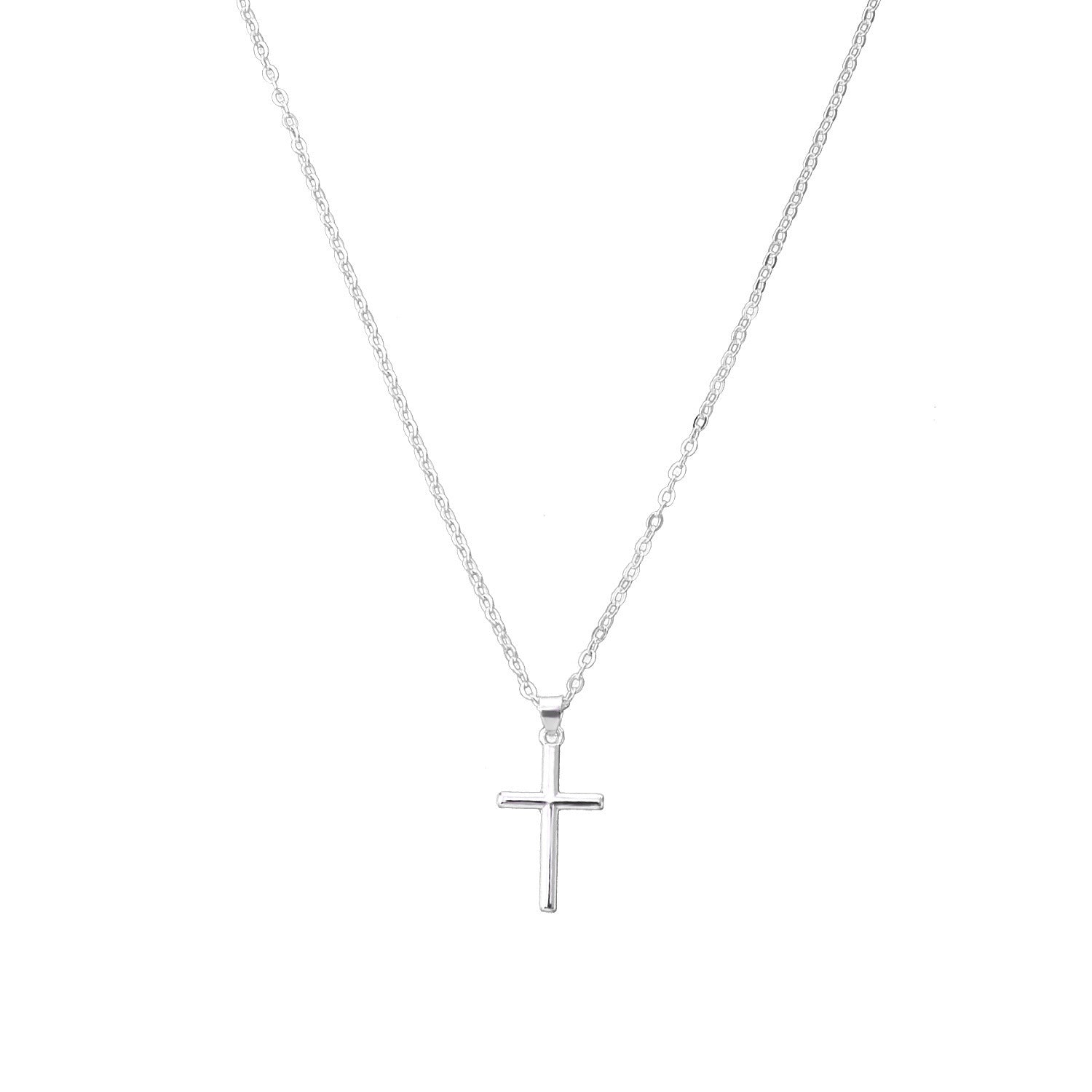 Cross Pendants Long Chain Necklace