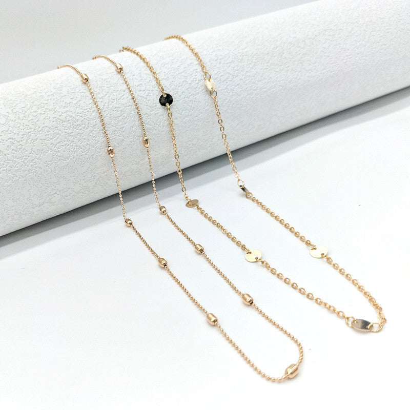 Hip Hop Metallic Sequin Silver Belly Waist Chain
