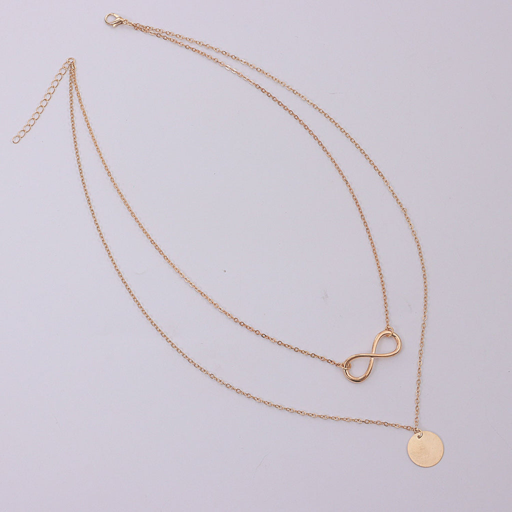 Infinite Charm Chain Choker Necklace