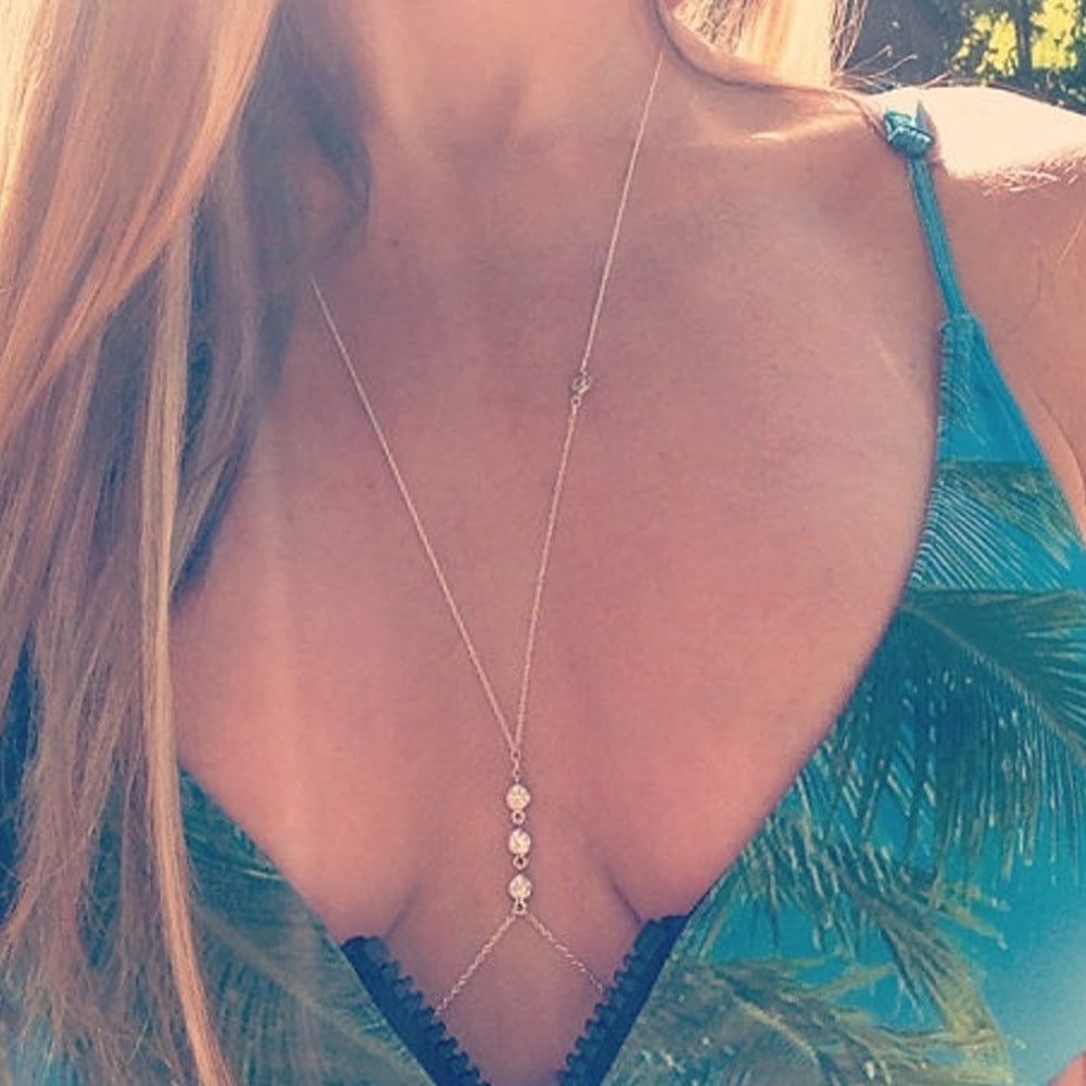 Bra Chain Bikini Women Body Chain Sexy Chest Chain
