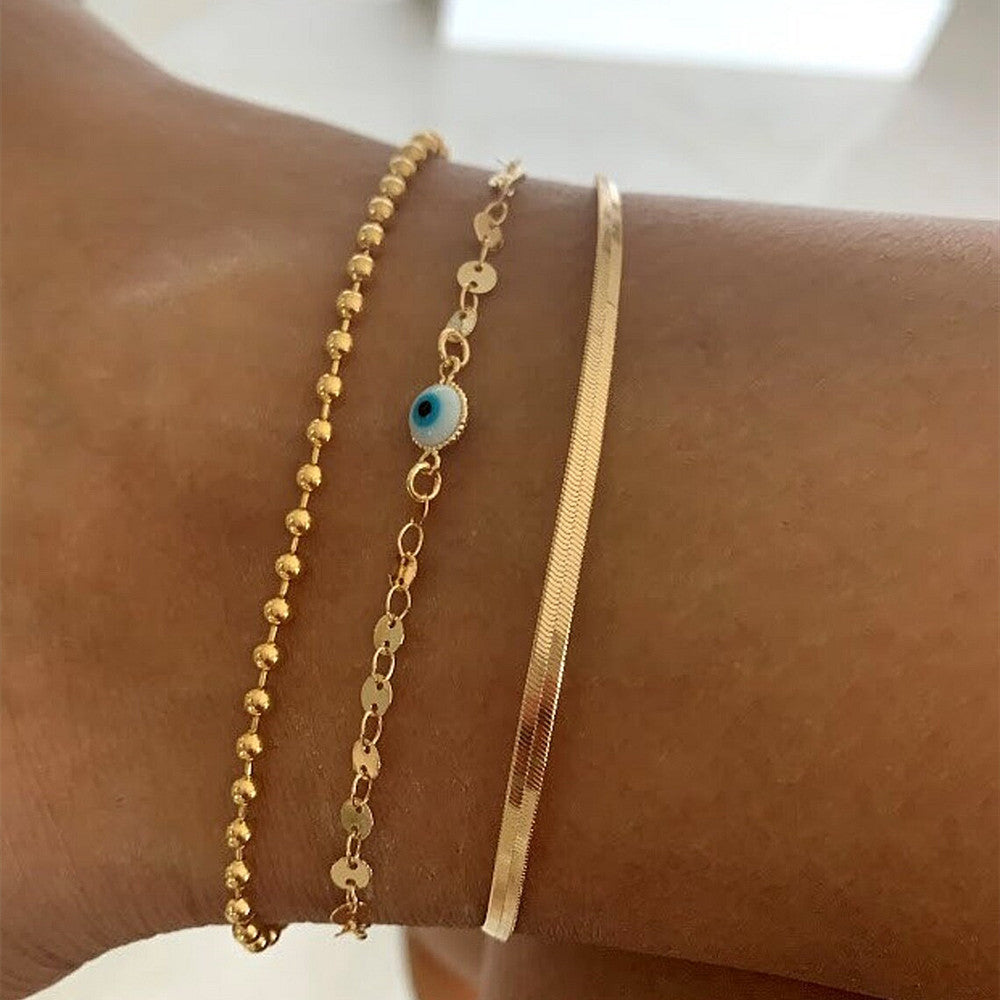 Elegant Blue Eyes Anklet Jewelry