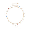 Colorful Bead Chain Necklace