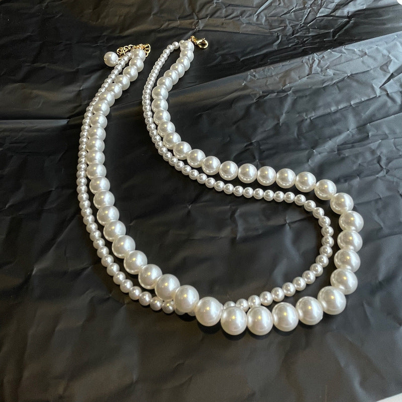Imitation Pearl Beaded Necklace for Women