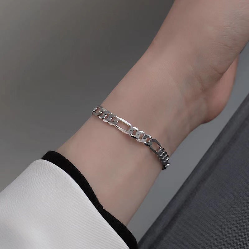 Cuban Curb Link Chain Gothic Bracelets