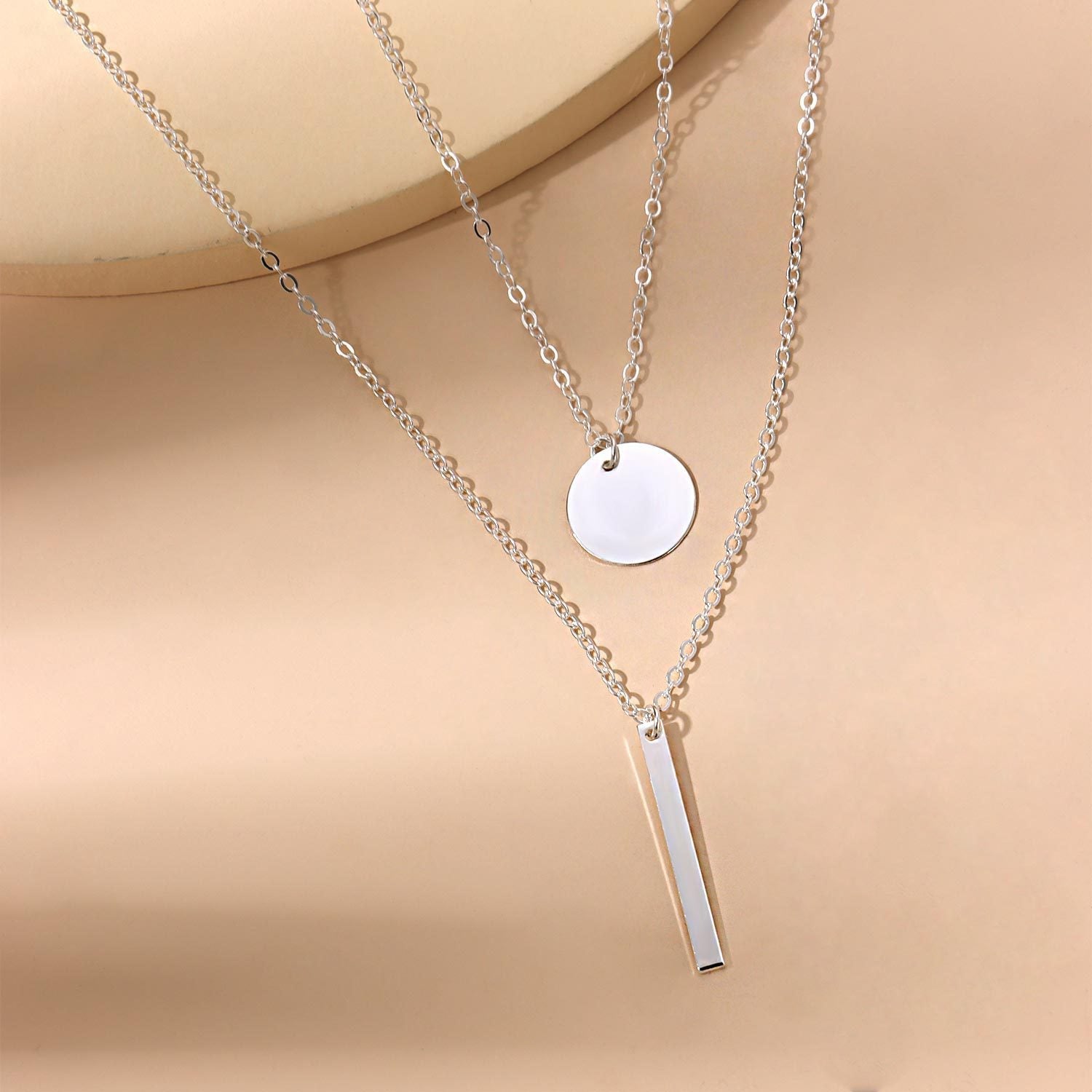 Choker Chain Coin Pendant Necklace