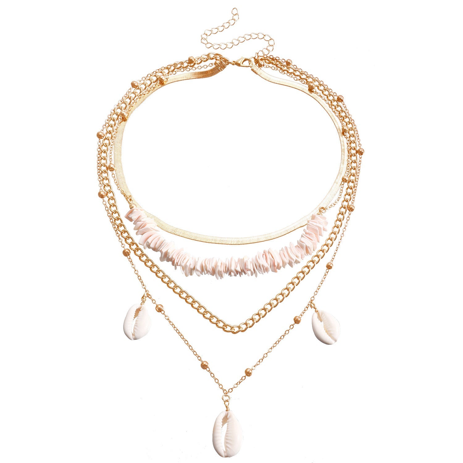 Handmade Pearl Choker Necklace Irregular Pearl Multy Layered