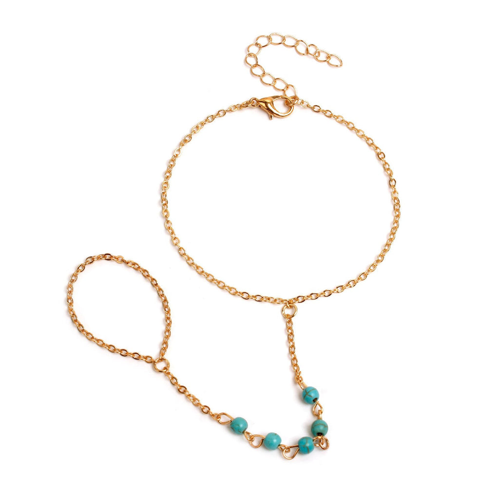 Fashion Simple Turquoise Handmade Beaded Bracelet