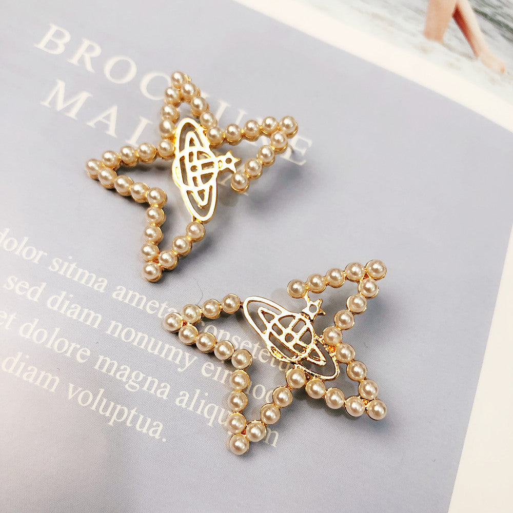 Star Pearl Earring