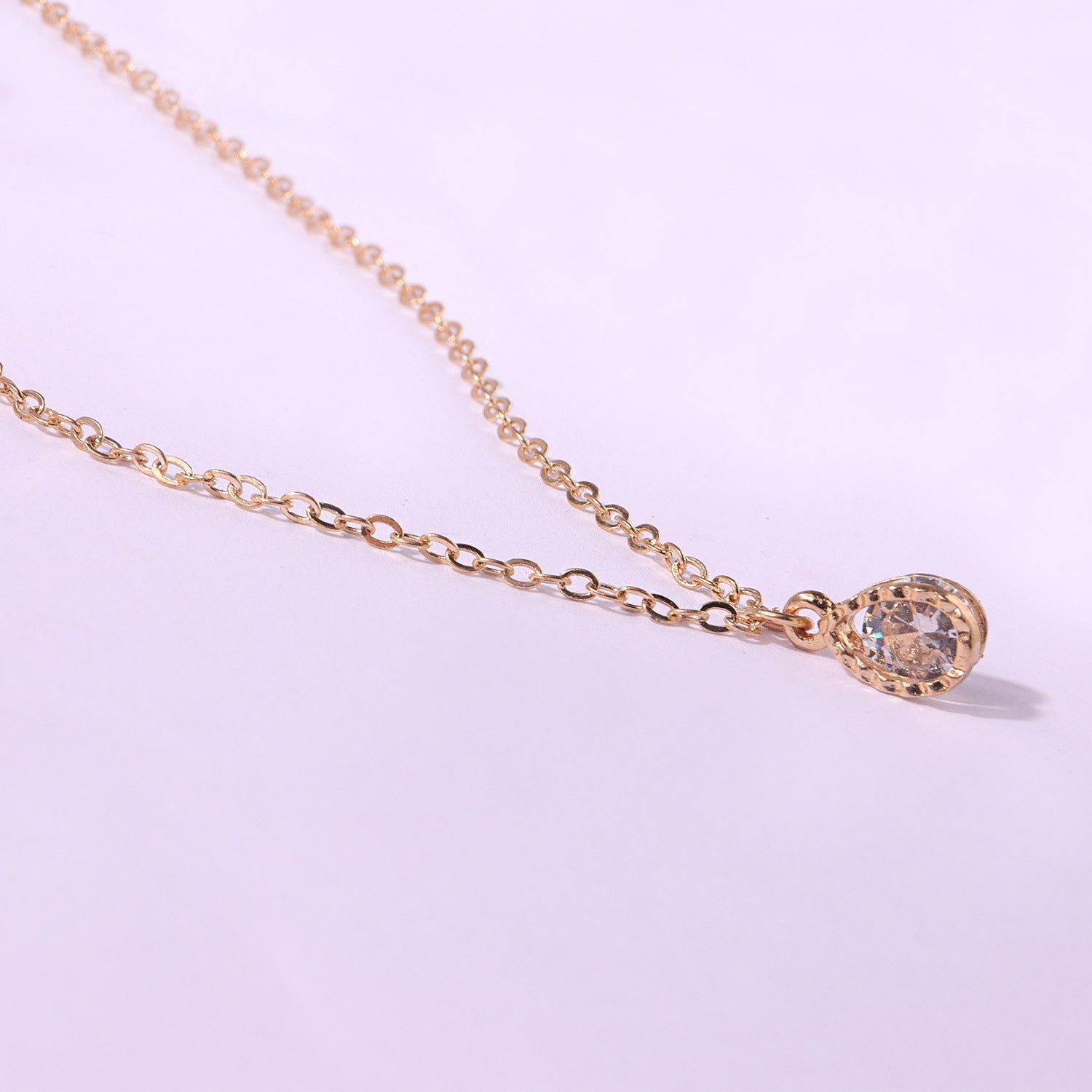 Solitaire Stone Pendant Necklace