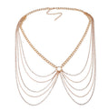 Sexy Waist Chain Belt Layered Rhinestone Belly Body Chain