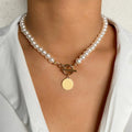 OT Buckle Cion Choker Necklace